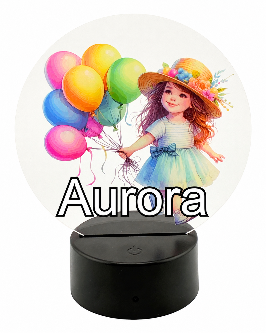 Personalized Children's Night Light, Custom Nursery Name Light