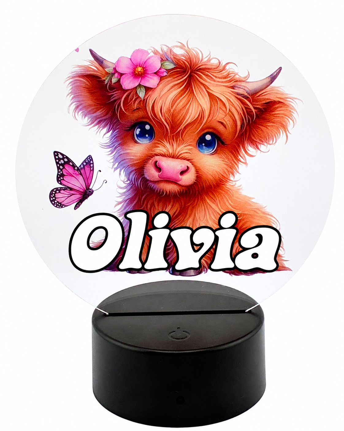 Personalized Children's Night Light, Custom Nursery Name Light
