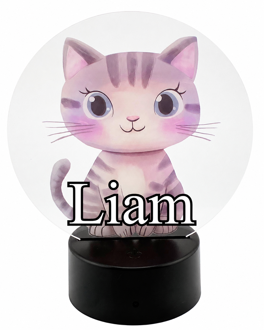 Personalized Children's Night Light, Custom Nursery Name Light