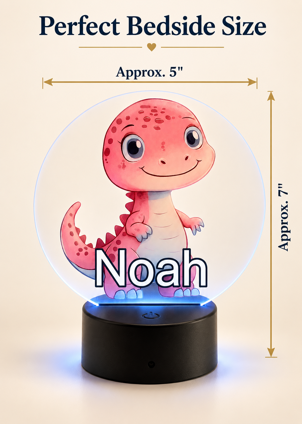 Personalized Children's Night Light, Custom Nursery Name Light