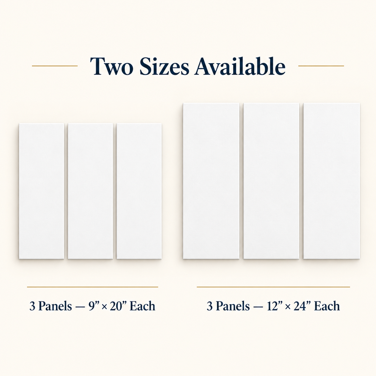 Custom Three-Panel Canvas Print, Personalized Photo Wall Art