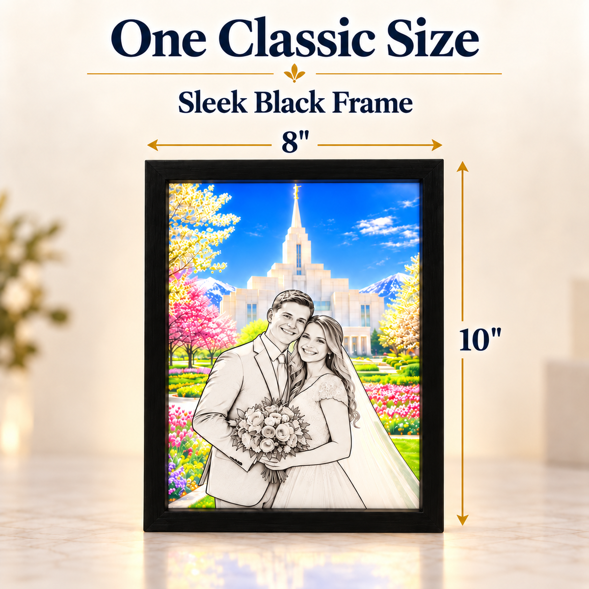 Personalized Light Box Photo Frame, Glowing 8x10 Photo Gift