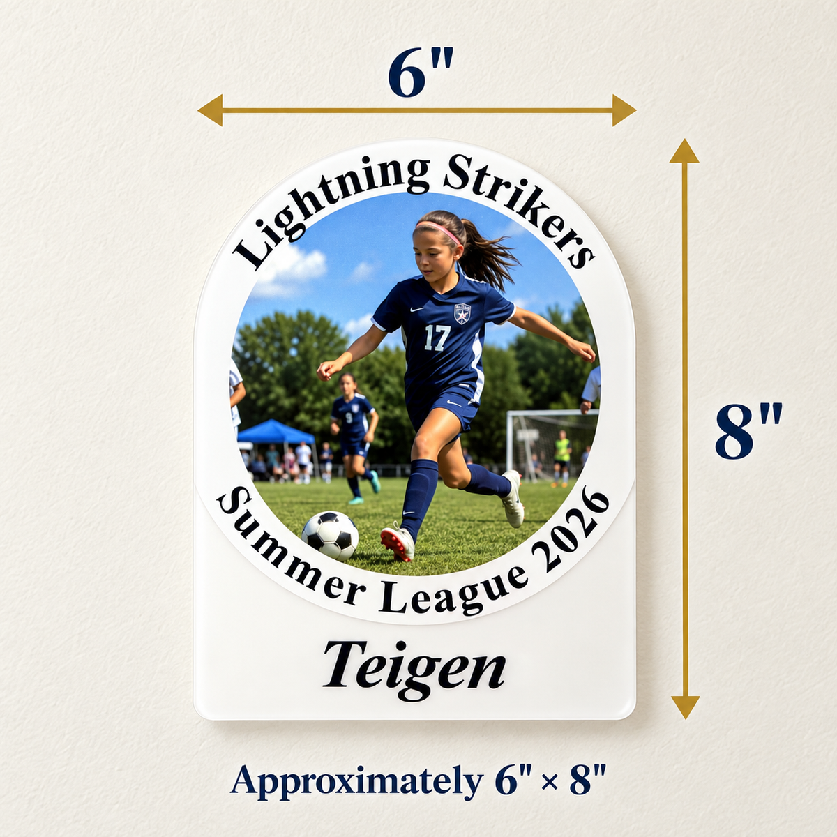 Personalized Sports Wall Display, Custom Team Photo Wall Art