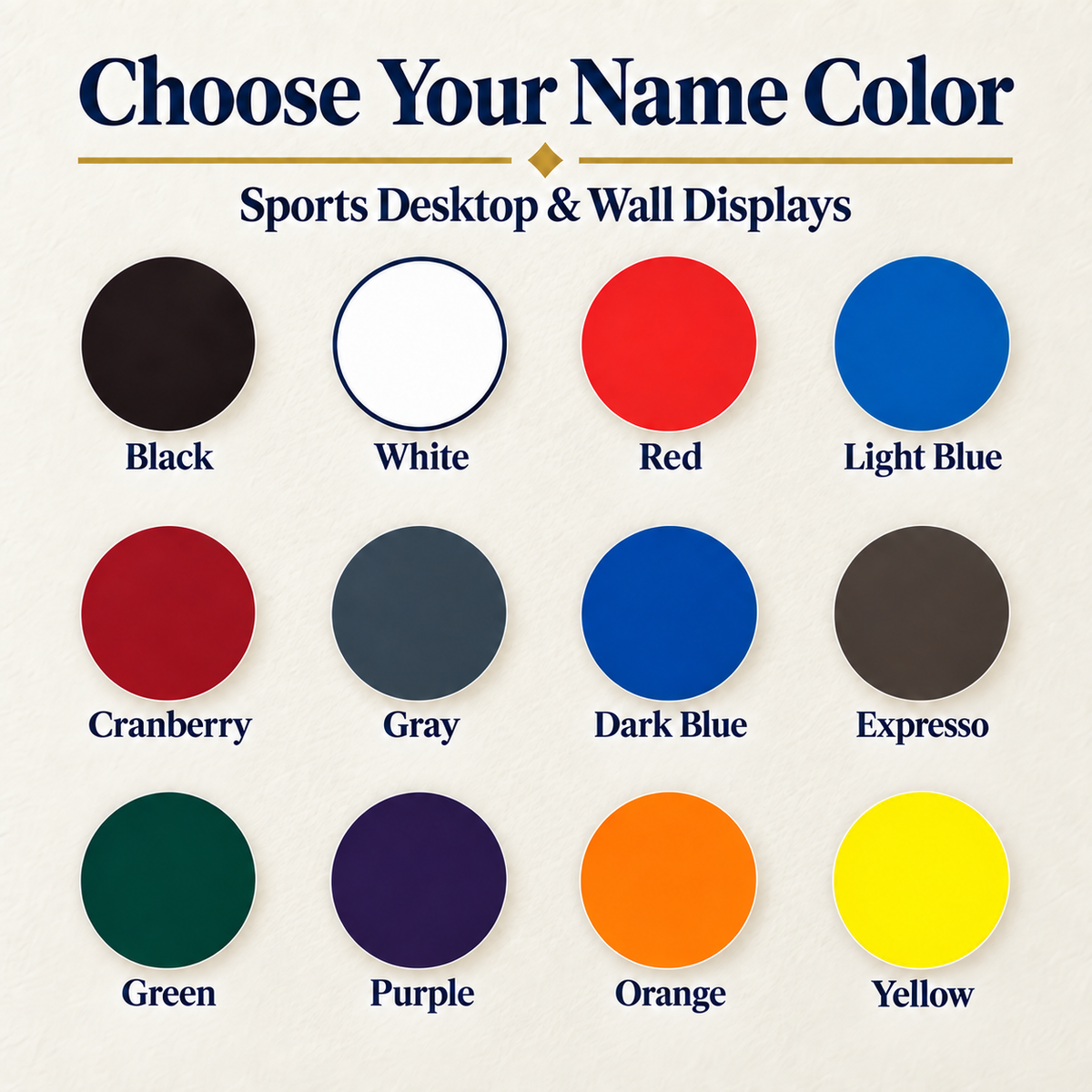 Personalized Sports Desktop Display, Custom Athlete Gift