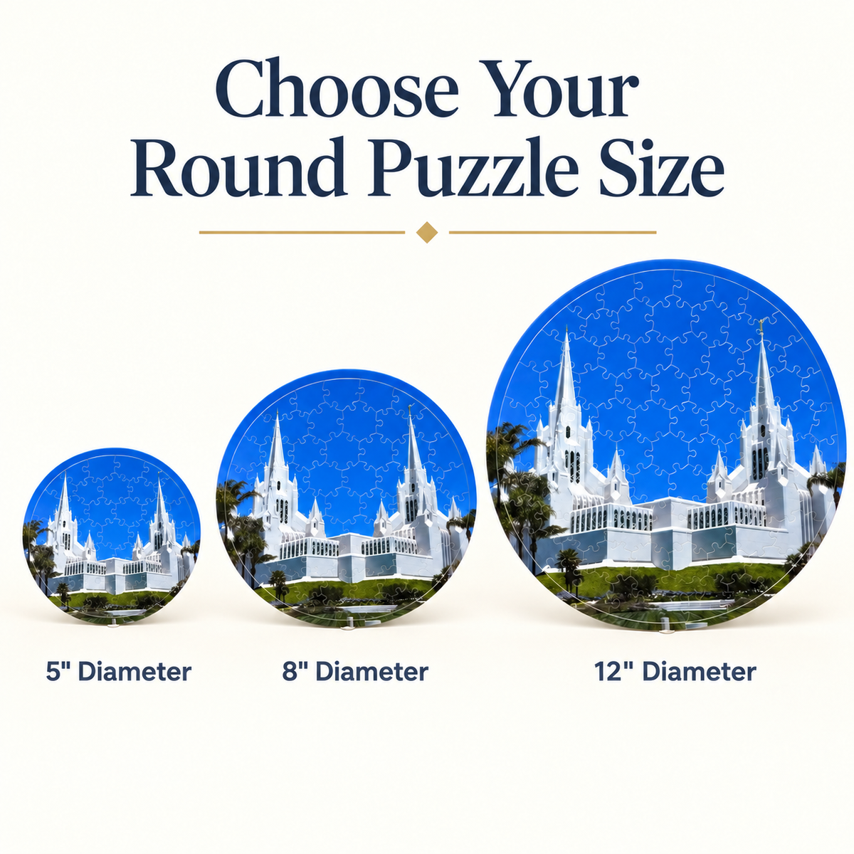 Custom LDS Temple Acrylic Puzzle, Personalized Temple Gift